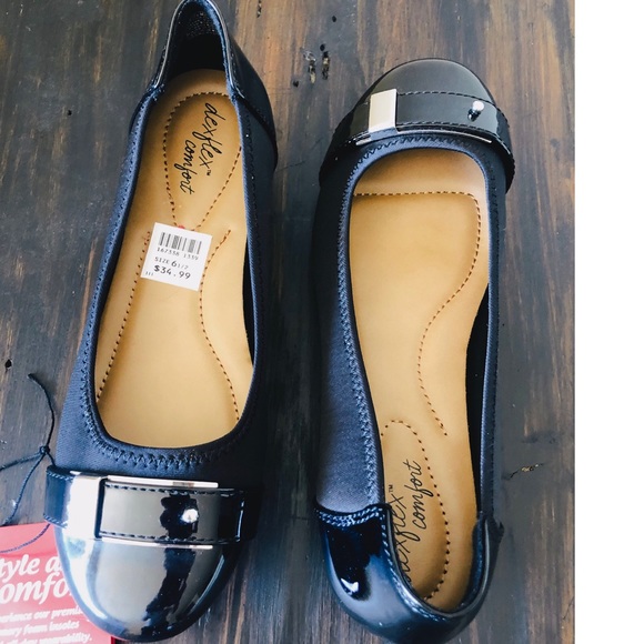 dexflex comfort womens flats